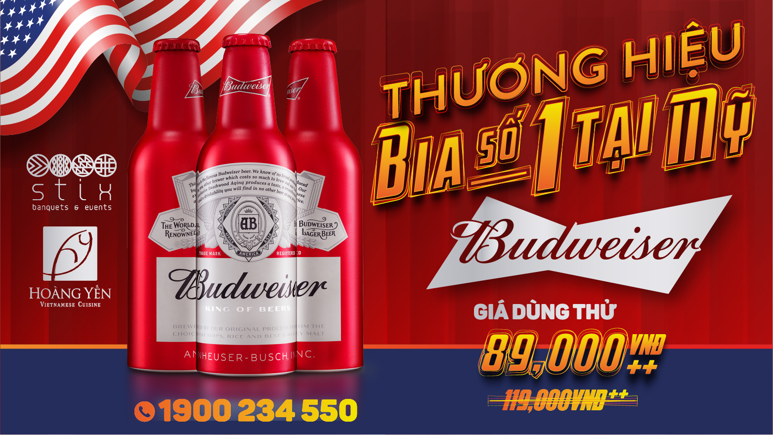 Th Ng Hi U Bia S T I M Budweiser B Ho Ng Y N Cuisine Hoang